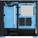 Fractal Design Pop Air Tower Nero, Ciano, Chassis Tower Nero/Blu chiaro, Tower, PC, Nero, Ciano, ATX, micro ATX, Mini-ITX, Acciaio, Vetro temperato, Multi