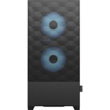 Fractal Design Pop Air Tower Nero, Ciano, Chassis Tower Nero/Blu chiaro, Tower, PC, Nero, Ciano, ATX, micro ATX, Mini-ITX, Acciaio, Vetro temperato, Multi
