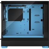 Fractal Design Pop Air Tower Nero, Ciano, Chassis Tower Nero/Blu chiaro, Tower, PC, Nero, Ciano, ATX, micro ATX, Mini-ITX, Acciaio, Vetro temperato, Multi