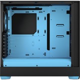Fractal Design Pop Air Tower Nero, Ciano, Chassis Tower Nero/Blu chiaro, Tower, PC, Nero, Ciano, ATX, micro ATX, Mini-ITX, Acciaio, Vetro temperato, Multi