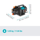GARDENA Pompa da giardino 3000/4 BASIC turchese/Nero