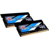 G.Skill Ripjaws F4-3200C22D-16GRS memoria 16 GB 2 x 8 GB DDR4 3200 MHz Nero, 16 GB, 2 x 8 GB, DDR4, 3200 MHz