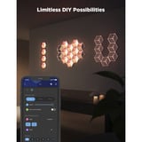 Govee Pannelli luminosi esagonali Glide Ultra confezione da 7, Luce LED grigio