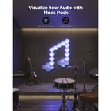 Govee Pannelli luminosi esagonali Glide Ultra confezione da 7, Luce LED grigio