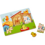 HABA Puzzle sonoro da afferrare Nella fattoria 6 pz, Animali, 2 anno/i