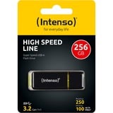 Intenso High Speed Line unità flash USB 256 GB USB tipo A 3.2 Gen 1 (3.1 Gen 1) Nero, Giallo Nero/Giallo, 256 GB, USB tipo A, 3.2 Gen 1 (3.1 Gen 1), 250 MB/s, Cuffia, Nero, Giallo