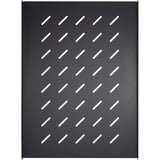 Inter-Tech 88887264 porta accessori Mensola per scaffale, Il vano inferiore Nero, Mensola per scaffale, Nero, 1U, 470 mm, 650 mm, 45 mm