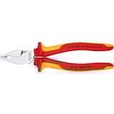 KNIPEX 02 06 200 Pinze da elettricista pinza, Pinze universali Pinze da elettricista, 2,5 cm, Acciaio, Plastica, Rosso/Arancione, 20 cm