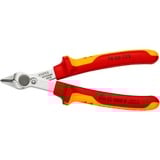 KNIPEX Electronic Super Knips 78 06 125, Pinze per elettronica rosso/Giallo