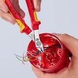 KNIPEX Electronic Super Knips 78 06 125, Pinze per elettronica rosso/Giallo