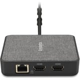 Kensington Docking station portatile USB4 MD120U4 Cablato, USB4, 100 W, 1000,2500,10,100 Mbit/s, Nero, 10 Gbit/s