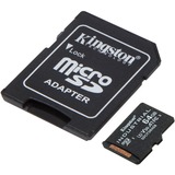 Kingston Industrial 64 GB MicroSDXC UHS-I Classe 10, Scheda di memoria Nero, 64 GB, MicroSDXC, Classe 10, UHS-I, Class 3 (U3), V30