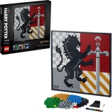 LEGO ART Harry Potter Hogwarts Crests - 31201, Giochi di costruzione Set da costruzione, Ragazzo/Ragazza, 18 anno/i, 4249 pezzo(i), 1,79 kg