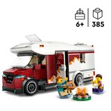 LEGO City Camper van delle vacanze d’avventura, Giochi di costruzione Set da costruzione, 6 anno/i, Plastica, 385 pz, 627 g