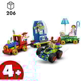 LEGO Disney ǀ e Pixar 43264 Toy Story: Treno e Auto RC Celebrativi, Giocattolo con 4 Minifigure per Bambini e Bambine 4+ Anni, Giochi di costruzione Giocattolo con 4 Minifigure per Bambini e Bambine 4+ Anni, Set da costruzione, 4 anno/i, Plastica, 206 pz, 526 g