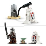 LEGO Star Wars 75410 N-1 Starfighter di Mando e Grogu con 3 Personaggi, Astronave Giocattolo da Costruire per Bambini 4+, Giochi di costruzione Astronave Giocattolo da Costruire per Bambini 4+, Set da costruzione, 4 anno/i, Plastica, 92 pz, 245 g