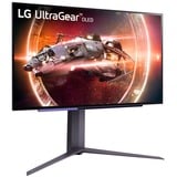 LG 27GS95QX-B Monitor PC 67,3 cm (26.5") 2560 x 1440 Pixel Quad HD OLED Nero, Monitor di gioco Nero, 67,3 cm (26.5"), 2560 x 1440 Pixel, Quad HD, OLED, 0,03 ms, Nero