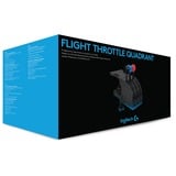 Logitech Flight Throttle Quadrant Nero, Blu, Rosso USB 2.0 Simulazione di Volo Analogico/Digitale PC Simulazione di Volo, PC, Analogico/Digitale, Cablato, USB 2.0, Nero, Blu, Rosso