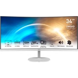MSI PRO MP341CQW, Monitor LED bianco
