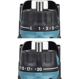 Makita Avvitatore a batteria con sistema di teste intercambiabili DDF491ZJ01, 18 Volt, Trapano avvitatore blu/Nero