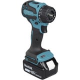 Makita Avvitatore a batteria con sistema di teste intercambiabili DDF491ZJ01, 18 Volt, Trapano avvitatore blu/Nero