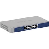 Netgear GS516-300EUS switch di rete Non gestito Gigabit Ethernet (10/100/1000) Grigio, Interruttore Non gestito, Gigabit Ethernet (10/100/1000), Montaggio rack