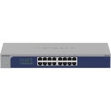 Netgear GS516-300EUS switch di rete Non gestito Gigabit Ethernet (10/100/1000) Grigio, Interruttore Non gestito, Gigabit Ethernet (10/100/1000), Montaggio rack
