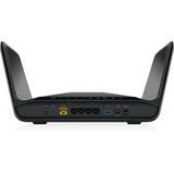 Netgear Nighthawk Tri-Band AX8 8-Stream AX6600 WiFi 6 Router (RAX70) router wireless Gigabit Ethernet Banda tripla (2.4 GHz/5 GHz/5 GHz) Nero Nero, Wi-Fi 6 (802.11ax), Banda tripla (2.4 GHz/5 GHz/5 GHz), Collegamento ethernet LAN, Nero, Router da tavolo