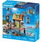 PLAYMOBIL Pirates porto pirata con prigione dei pirati, Giochi di costruzione 