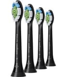 Philips Confezione da 4 testine standard per spazzolino sonico, Testina Nero, 4 pz, Nero, Medio, Serie 2 per la difesa contro la placca Serie 2 per la difesa contro la placca Serie 3 per la..., Standard, Ad aggancio