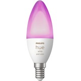Philips Hue Candela - lampadina connessa E14, Lampada a LED Philips Hue White and Color ambiance Candela - lampadina connessa E14, Lampadina intelligente, Bluetooth, Bianco, LED, E14, B39