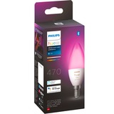 Philips Hue Candela - lampadina connessa E14, Lampada a LED Philips Hue White and Color ambiance Candela - lampadina connessa E14, Lampadina intelligente, Bluetooth, Bianco, LED, E14, B39