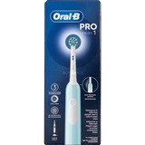 Procter & Gamble Pro 1 Cross Action Adulto Spazzolino rotante Blu, Bianco, Spazzolino da denti elettrico blu, Adulto, Spazzolino rotante, Cura quotidiana, Sensibile, Sbiancante, Blu, Bianco, 2 min, Blu