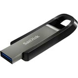 SanDisk Extreme Go unità flash USB 64 GB USB tipo A 3.2 Gen 1 (3.1 Gen 1) Acciaio inossidabile argento/Nero, 64 GB, USB tipo A, 3.2 Gen 1 (3.1 Gen 1), 395 MB/s, Lamina di scorrimento, Acciaio inossidabile