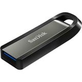 SanDisk Extreme Go unità flash USB 64 GB USB tipo A 3.2 Gen 1 (3.1 Gen 1) Acciaio inossidabile argento/Nero, 64 GB, USB tipo A, 3.2 Gen 1 (3.1 Gen 1), 395 MB/s, Lamina di scorrimento, Acciaio inossidabile