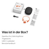 Shokz OpenRun Pro 2 Mini, Headset arancione 