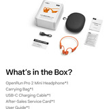 Shokz OpenRun Pro 2 Mini, Headset arancione 