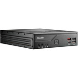 Shuttle Slim PC DH810 1.35L sized PC Nero LGA 1851 (Socket V1), Barebone Nero, 1.35L sized PC, Mini PC barebone, LGA 1851 (Socket V1), DDR5-SDRAM, M.2, PCI Express, SATA, 120 W
