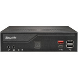 Shuttle Slim PC DH810 1.35L sized PC Nero LGA 1851 (Socket V1), Barebone Nero, 1.35L sized PC, Mini PC barebone, LGA 1851 (Socket V1), DDR5-SDRAM, M.2, PCI Express, SATA, 120 W
