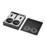 Shuttle Slim PC DH810 1.35L sized PC Nero LGA 1851 (Socket V1), Barebone Nero, 1.35L sized PC, Mini PC barebone, LGA 1851 (Socket V1), DDR5-SDRAM, M.2, PCI Express, SATA, 120 W