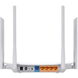 TP-Link Archer C50 router wireless Fast Ethernet Dual-band (2.4 GHz/5 GHz) 4G Bianco blu/grigio, Wi-Fi 5 (802.11ac), Dual-band (2.4 GHz/5 GHz), Collegamento ethernet LAN, 4G, Bianco, Router da tavolo
