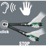 Wera Click-Torque C 2 Push R/L, Chiave dinamometrica Nero/Verde