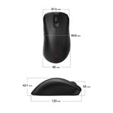 Zowie EC2-DW, Mouse da gioco Nero
