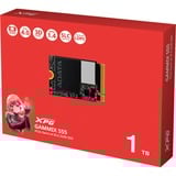 ADATA SGAMMIXS55-1T-C drives allo stato solido 1 TB M.2 PCI Express 4.0 NVMe 3D NAND, Disco a stato solido Nero, 1 TB, M.2, 5000 MB/s