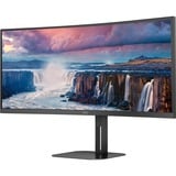AOC V5 CU34V5C/BK Monitor PC 86,4 cm (34") 3440 x 1440 Pixel Wide Quad HD LED Nero, Monitor LED Nero, 86,4 cm (34"), 3440 x 1440 Pixel, Wide Quad HD, LED, 4 ms, Nero