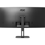 AOC V5 CU34V5C/BK Monitor PC 86,4 cm (34") 3440 x 1440 Pixel Wide Quad HD LED Nero, Monitor LED Nero, 86,4 cm (34"), 3440 x 1440 Pixel, Wide Quad HD, LED, 4 ms, Nero