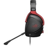 ASUS ROG Delta S Core Auricolare Cablato A Padiglione Gaming Nero, Cuffia da gioco Nero/Rosso, Cablato, Gaming, 20 - 40000 Hz, 270 g, Auricolare, Nero