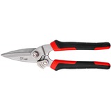 BESSEY Forbice combinata D52-2, con impugnatura 2K, Forbici Nero/Rosso