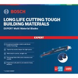 Bosch 2 608 900 393 lama per sega a gattuccio, sega a traforo e sega universale Lama per sega universale Carburo 10 pz Lama per sega universale, Ghisa, Legno per costruzione con chiodi, Plastica, Legno con chiodi, Carburo, Blu, 17,5 cm, 4 mm