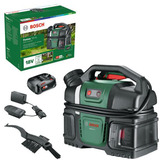 Bosch Dispositivo per la pulizia della bicicletta Fontus 18V-6, Detergente stampante verde/Nero